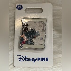 2023 Disney Parks Winnie The Pooh Piglet & Eeyore Map Open Edition Pin New